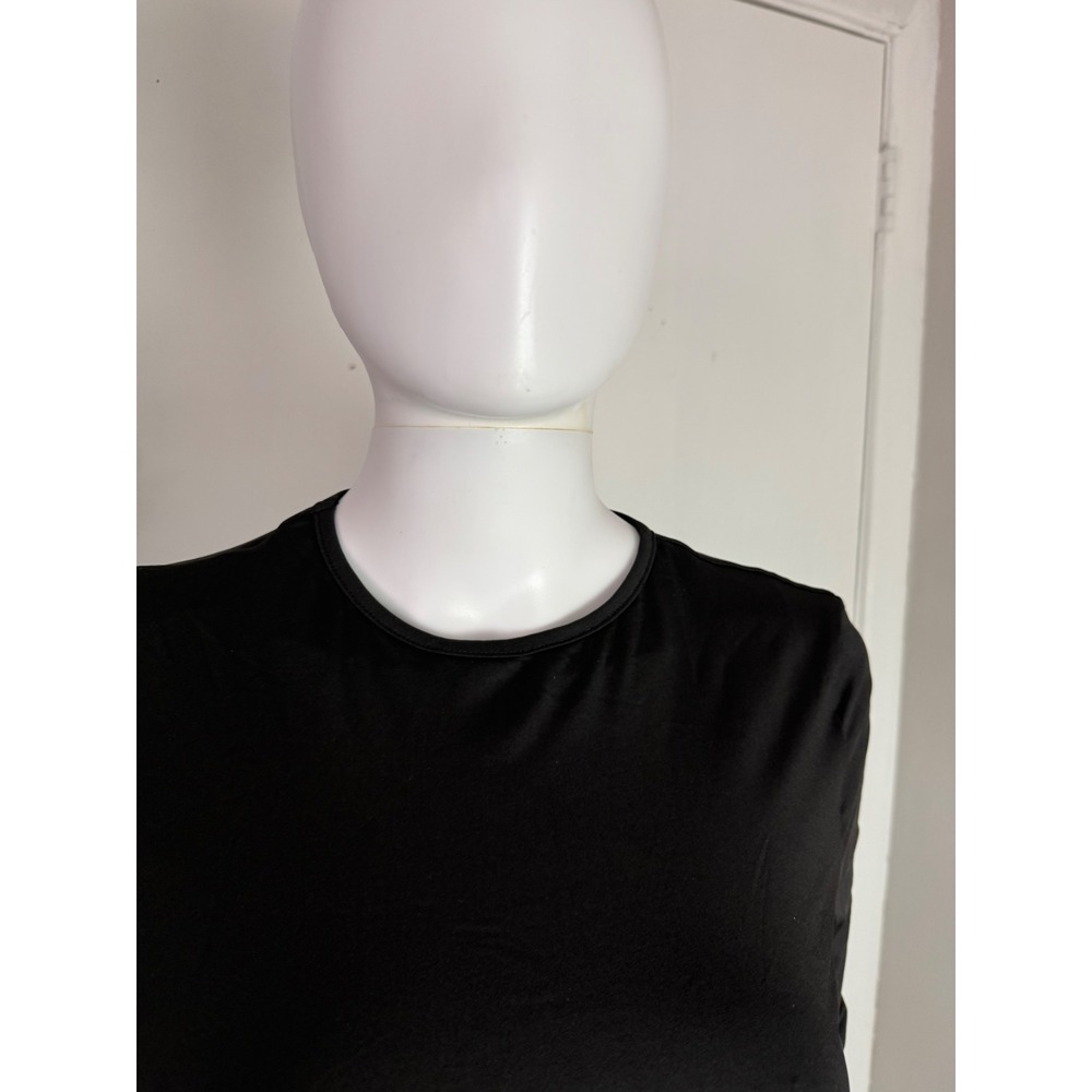 Commense‎ Black Long Sleeve Mini Dress White Skirt Party Cocktail Dress Size S - Picture 11 of 13